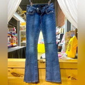 Size 27 Miss Me Signature Boot Cut Jeans